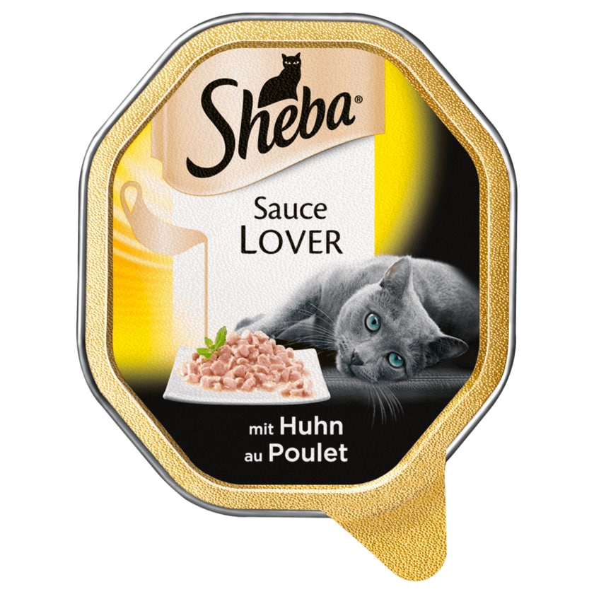 Sheba Schale Sauce Lover mit Huhn 85g
